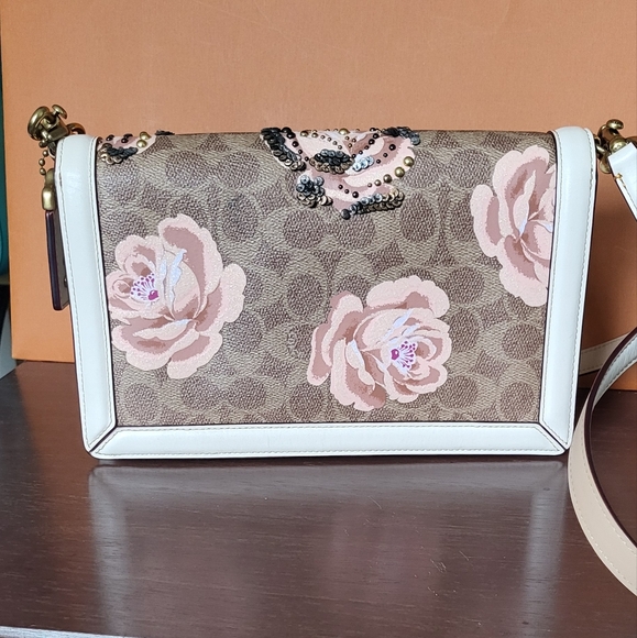 Coach Riley 1941 Embellished Rose Signature Bag - Picture 9 of 14